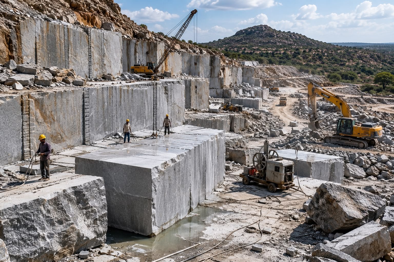 Premium granite and marble stone surfaces