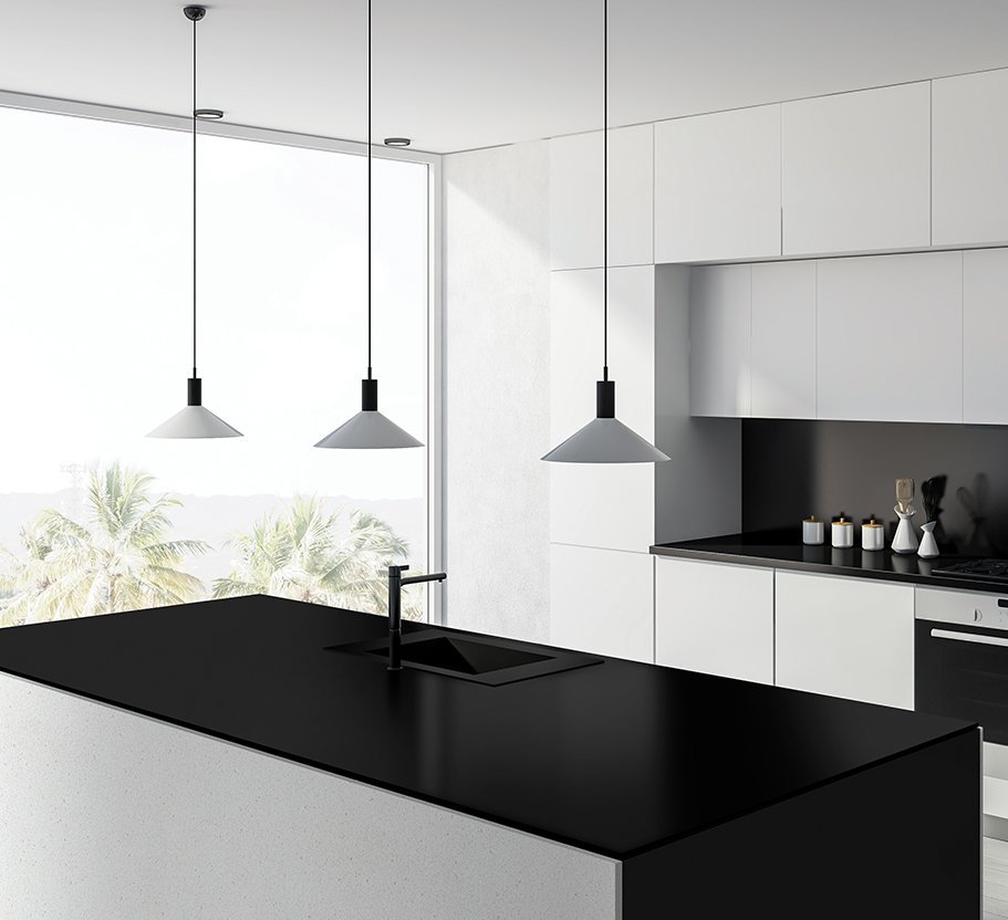 Black Ceramic Tile